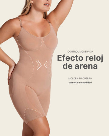 Faja body invisible de compresión efecto levanta cola#color_087-cafe-medio