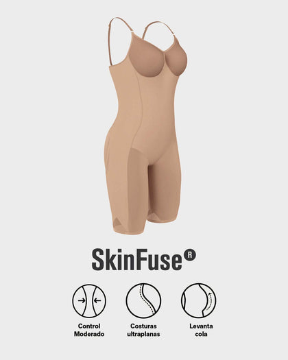 Faja body invisible de compresión efecto levanta cola#color_087-cafe-medio