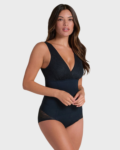 Faja tipo body de compresión de abdomen, bralette incorporado