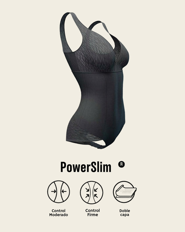 Faja tipo body con bralette incorporado con compresión de abdomen