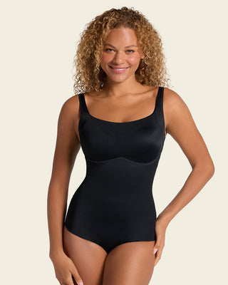 Body de compresión de abdomen con bra incorporado#color_700-negro