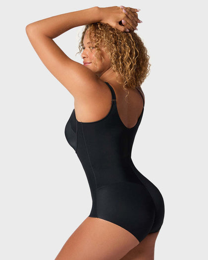 Body de compresión de abdomen con bra incorporado#color_700-negro
