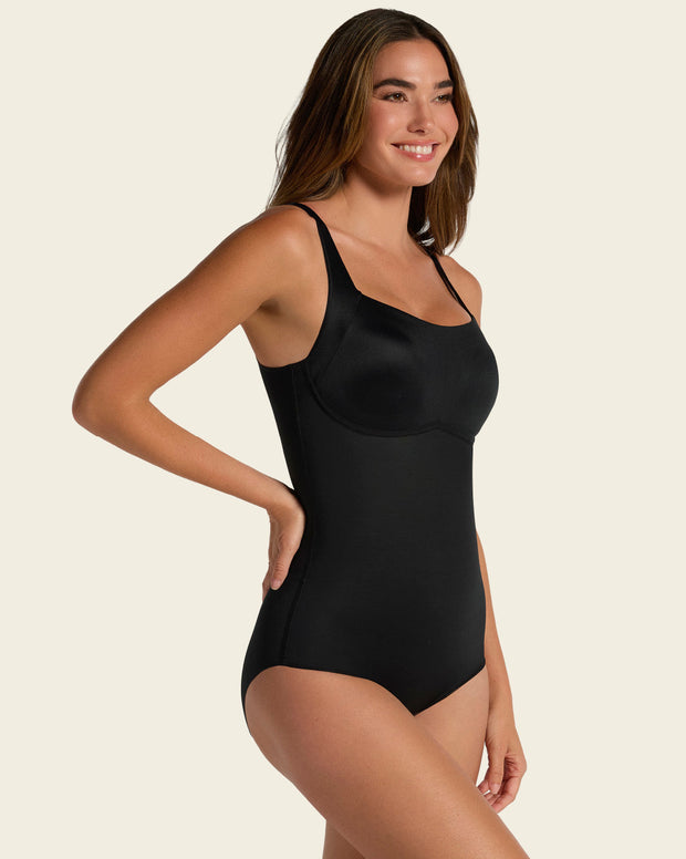 Body de compresión de abdomen con bra incorporado