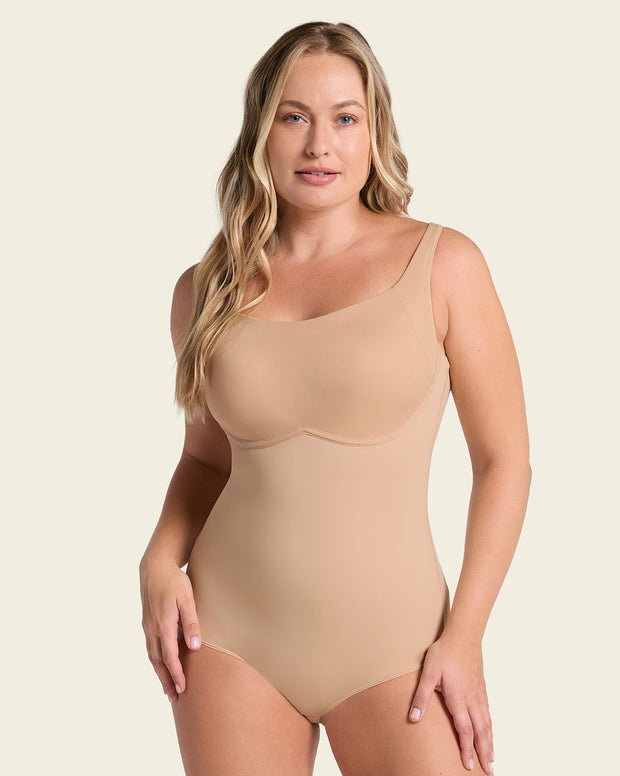 Body de compresión de abdomen con bra incorporado