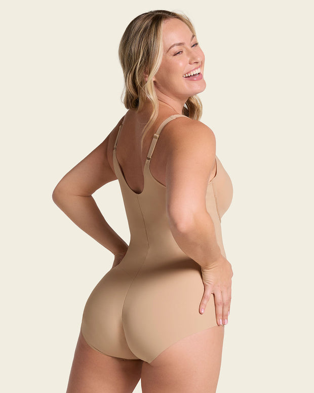 Body de compresión de abdomen con bra incorporado