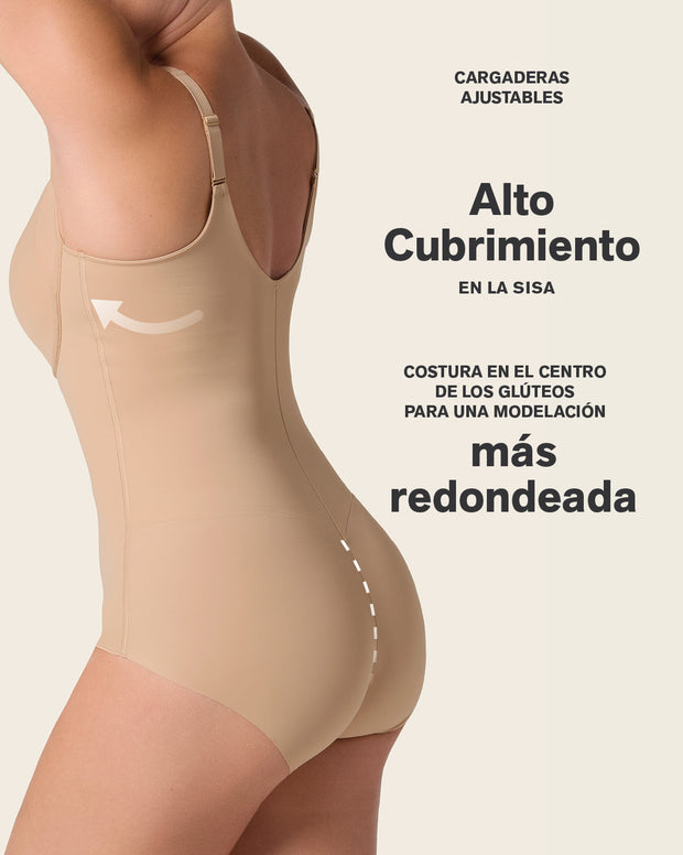 Body de compresión de abdomen con bra incorporado