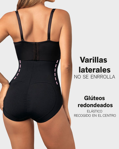 Faja pantalón de compresión y realce de glúteos#color_700-negro