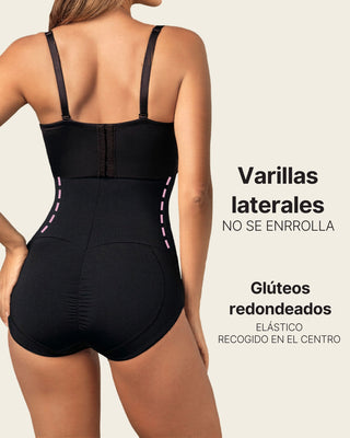Faja pantalón de compresión y realce de glúteos#color_700-negro
