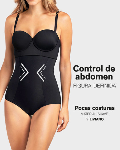 Faja pantalón de compresión y realce de glúteos#color_700-negro