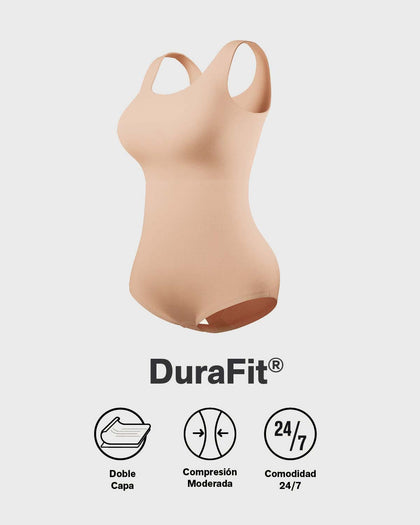 Body de compresión manga sisa con top interno#color_801-cafe-medio