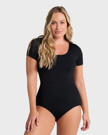 Body de compresión manga corta#color_700-negro