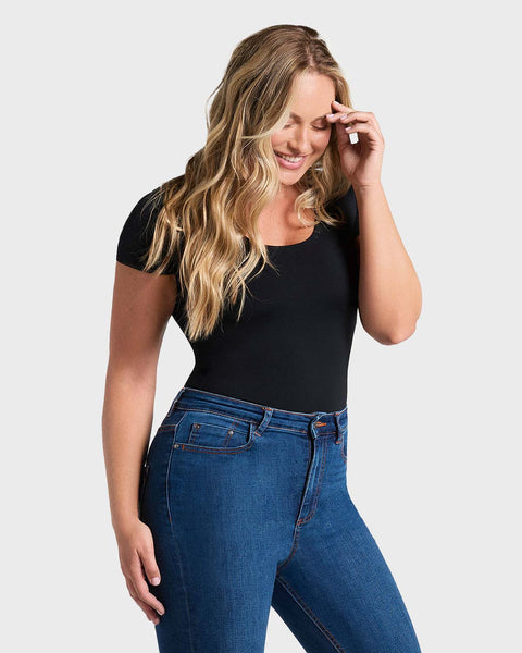 Body de compresión manga corta#color_700-negro