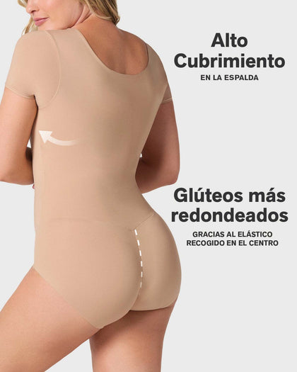 Body de compresión manga corta#color_801-cafe-medio