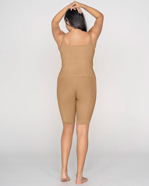 Faja body busto libre de compresión fuerte luce hasta 2 cm menos#color_880-beige