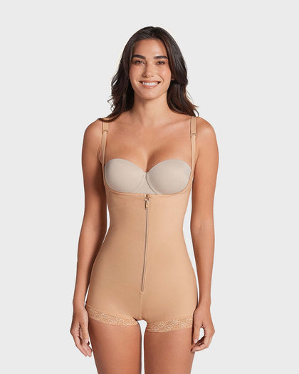 Faja estilo body de compresión fuerte levanta cola#color_880-beige