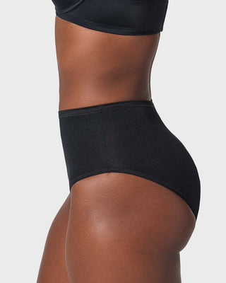 Panty clásico pierna alta con excelente cubrimiento tela suave#color_700-negro