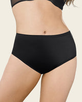 Panty clásico pierna alta con excelente cubrimiento tela suave#color_700-negro