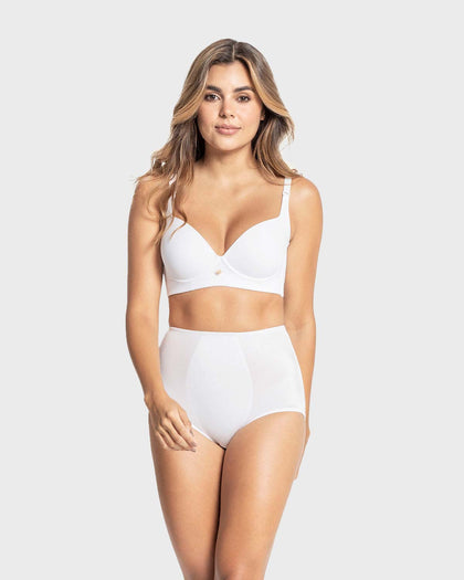 Panty faja clásico de control fuerte#color_000-blanco
