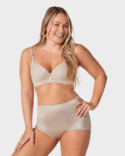 Panty faja clásico de control fuerte#color_802-cafe-claro