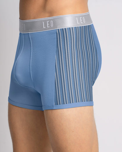 Bóxer corto con tecnología de ajuste perfecto en microfibra#color_915-azul-medio