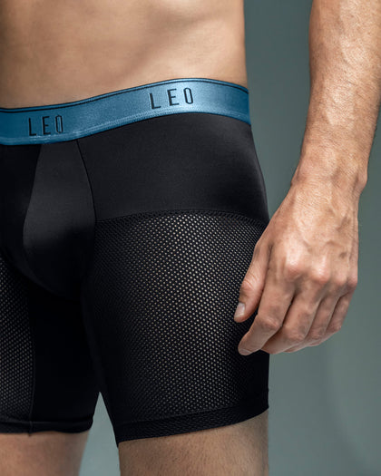 Bóxer medio de secado rápido con mallas transpirables en microfibra