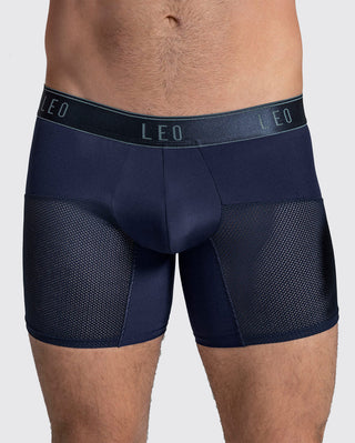 Bóxer medio de secado rápido con mallas transpirables en microfibra#color_515-azul-oscuro