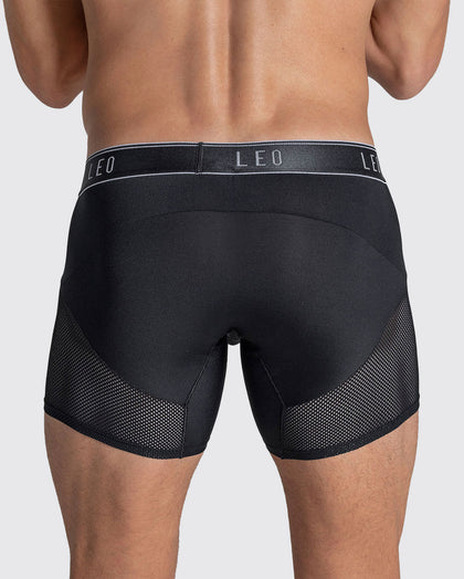 Bóxer medio de secado rápido con mallas transpirables en microfibra#color_701-negro