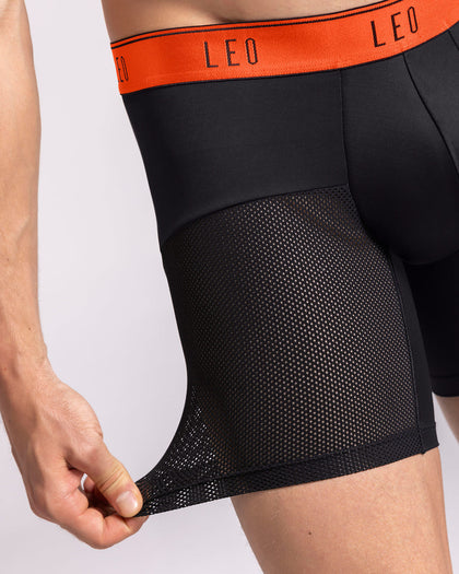 Bóxer medio de secado rápido con mallas transpirables en microfibra
