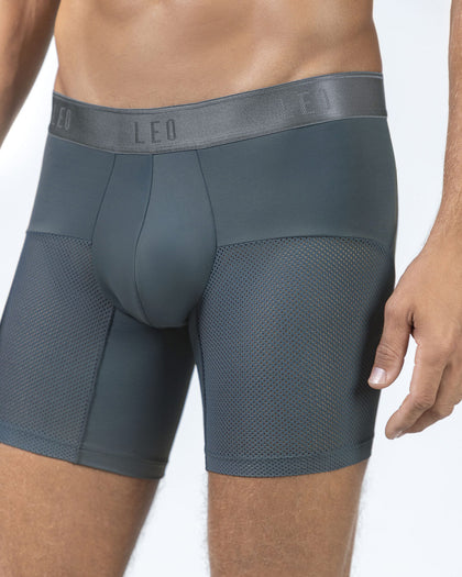 Bóxer medio de secado rápido con mallas transpirables en microfibra