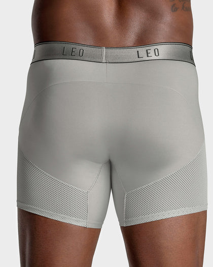 Bóxer medio de secado rápido con mallas transpirables en microfibra#color_778-gris-claro