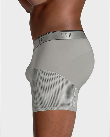 Bóxer medio de secado rápido con mallas transpirables en microfibra#color_778-gris-claro