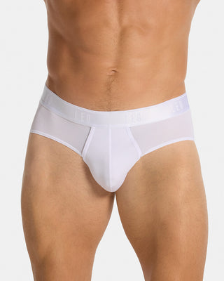 Bóxer brief de alta transpiración en microfibra ideal para uso diario#color_000-blanco