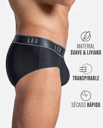 Bóxer brief de alta transpiración en microfibra ideal para uso diario#color_701-negro
