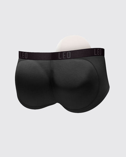 Bóxer brief de aumento de glúteos en microfibra con almohadillas extraibles#color_700-negro
