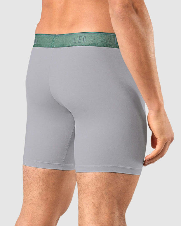 Bóxer deportivo con bolsillo lateral en microfibra