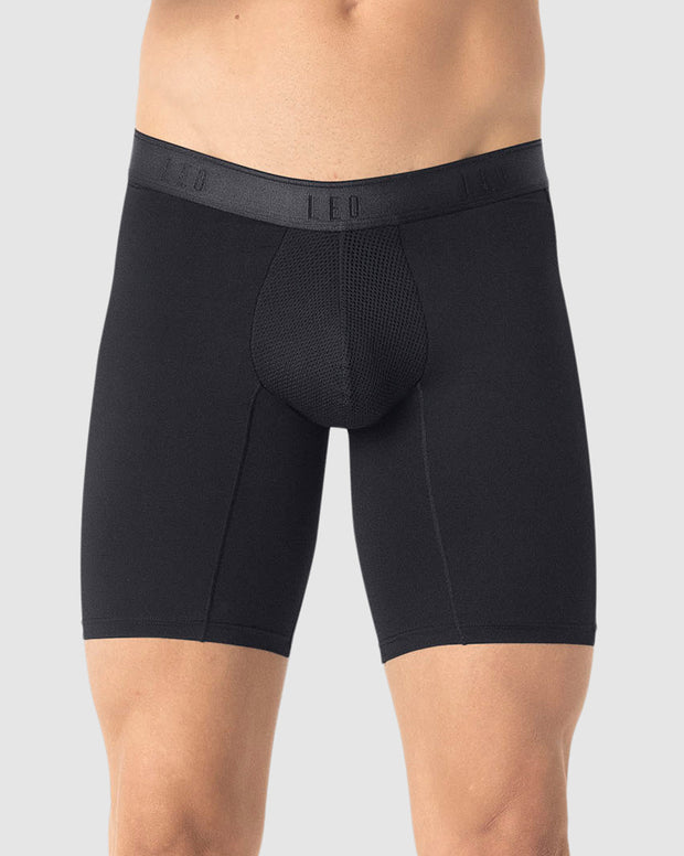 Bóxer deportivo con bolsillo lateral en microfibra