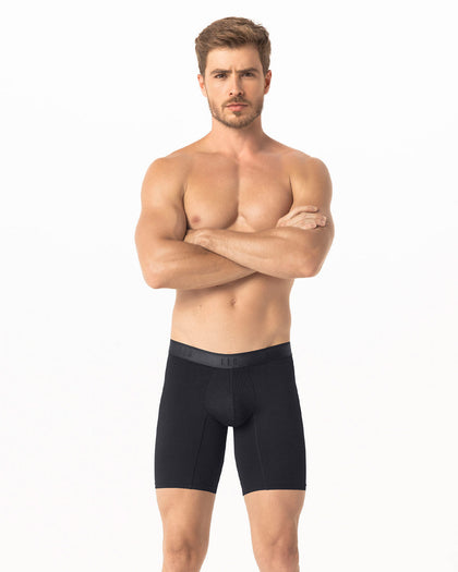 Bóxer deportivo con bolsillo lateral en microfibra