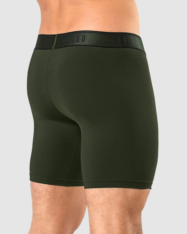 Bóxer deportivo con bolsillo lateral en microfibra