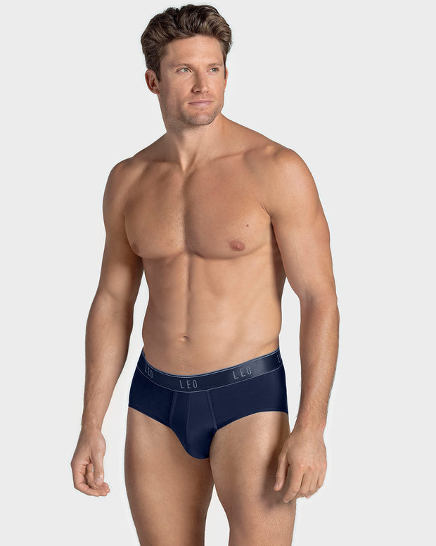 Bóxer brief tipo calzoncillo en microfibra con diseño frontal ergonómico