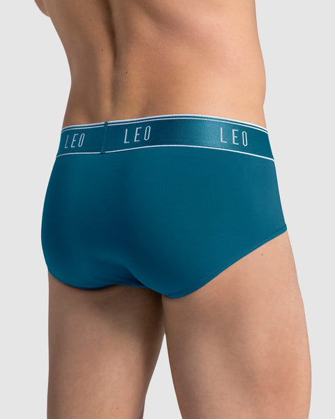 Bóxer brief tipo calzoncillo en microfibra con diseño frontal ergonómico#color_541-azul-claro