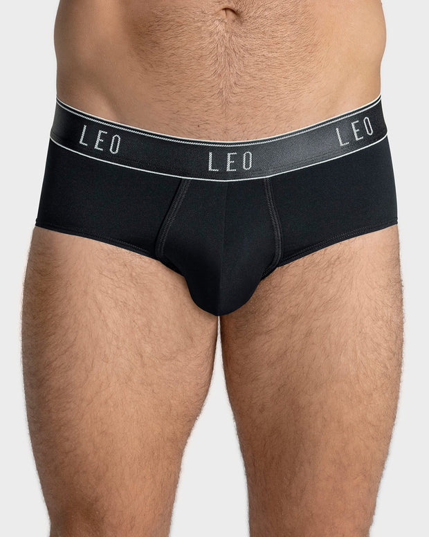Bóxer brief tipo calzoncillo en microfibra con diseño frontal ergonómico