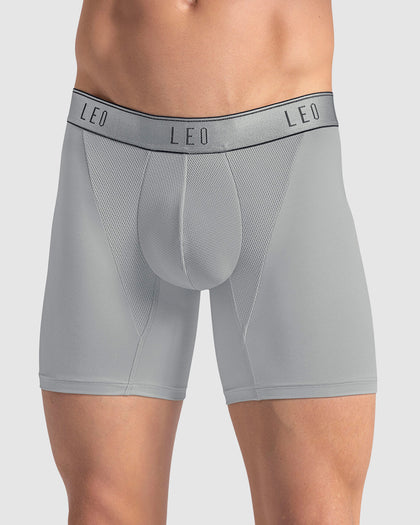 Bóxer en microfibra con mallas transpirables frontales#color_778-gris-claro