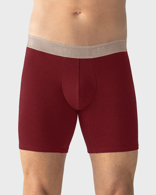 Bóxer medio en algodón#color_259-fondo-rojo