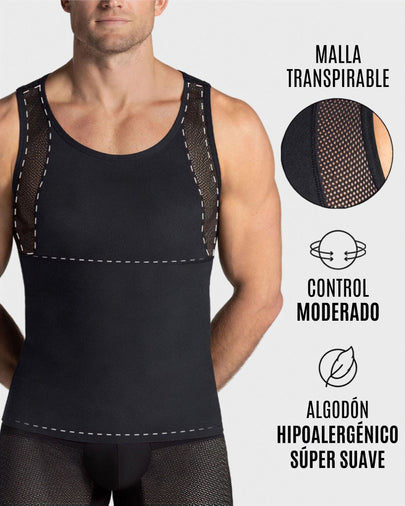Camiseta manga sisa de compresión fuerte ideal para uso diario con algodón pima#color_700-negro