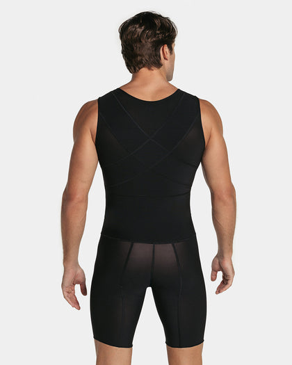 Faja postoperatoria de reducción de abdomen y compresión de muslos en PowerSlim®#color_700-negro