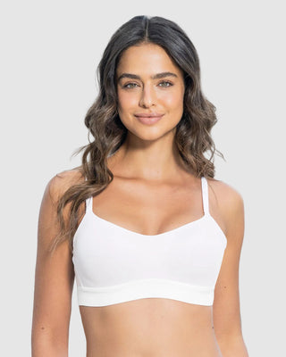Brasier tipo top ultraliviano con copas internas fijas#color_000-blanco
