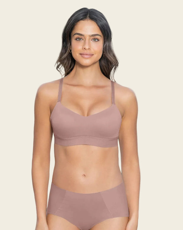 Brasier tipo top ultraliviano con copas internas fijas