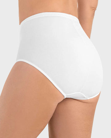 Panty clásico de control suave con excelente modelación#color_000-blanco