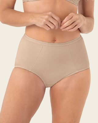 Panty clásico de control suave con excelente modelación#color_802-cafe-claro