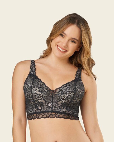 Brasier en encaje ideal para busto pesado Sexy Support#color_700-negro